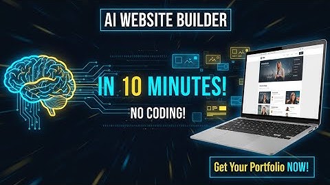 How to Make a Free Portfolio Website Using AI | No Coding Website Builder Tutorial 202