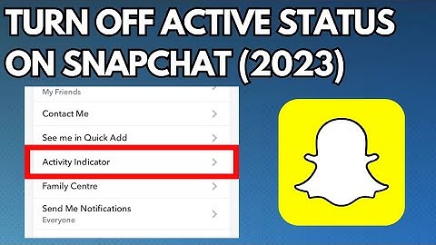 How to Turn Off Active Status on Snapchat (2023)