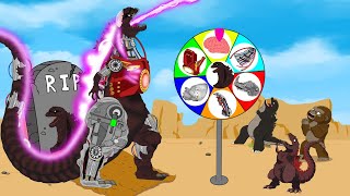 Returning From The Dead of ROBOT SHIN GODZILLA vs TITAN - Rotation Luck FUNNY CARTOON