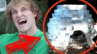 WINTER IGLOO MADE FROM 200 BLOCKS OF ICE! (Ft. The Dudesons)