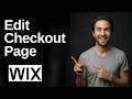 How To Edit Checkout Page In Wix (2026 Easy Guide)