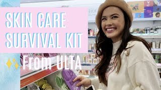 SURVIVAL SKIN CARE KIT FROM ULTA BEAUTY | Shop with me!