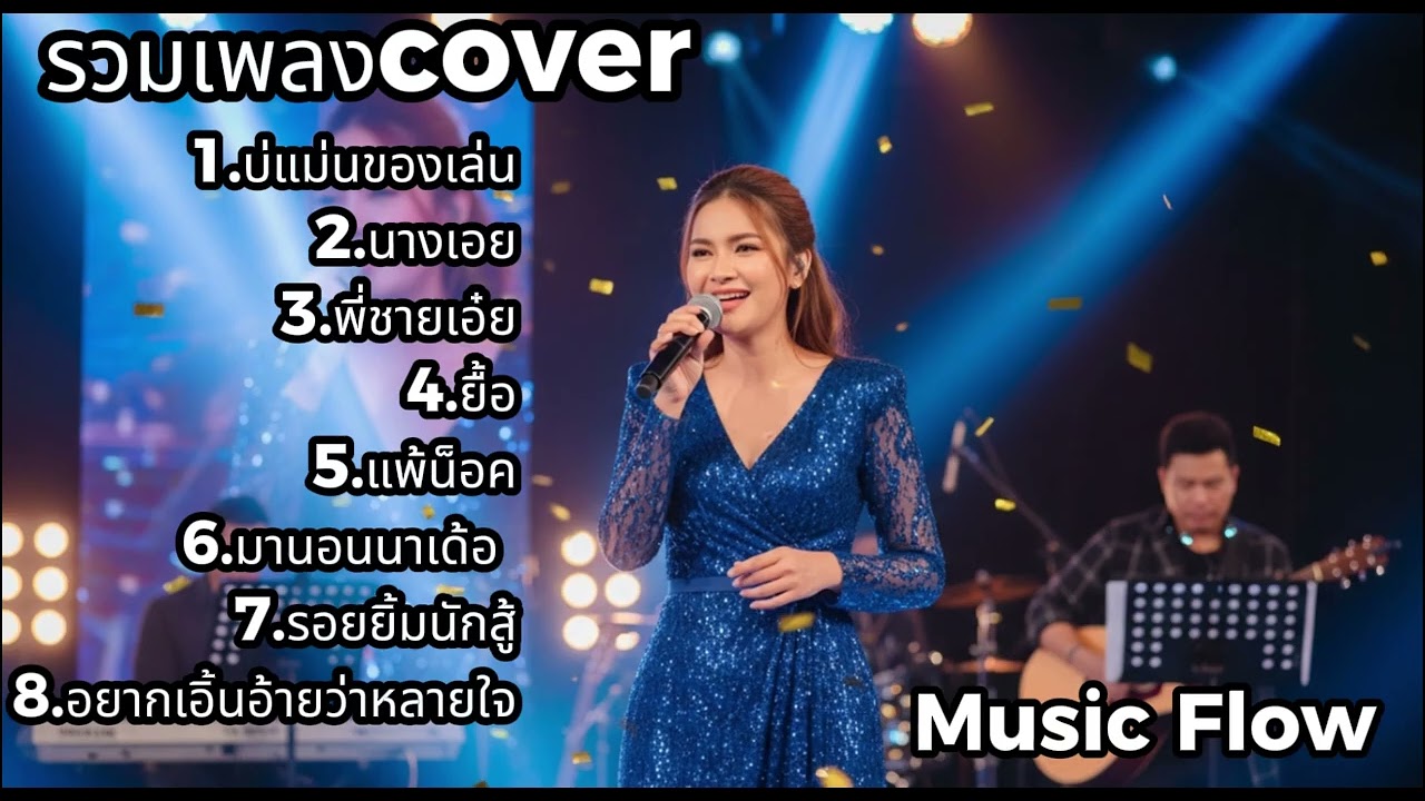 ฟังยาวๆ รวมเพลง Cover เศร้า  เหงา คิดถึง อกหัก | Music Flow