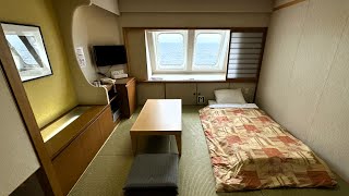 ฮอกไกโด→เซนได→นาโกย่า ทริปเรือเฟอร์รี่ 41 ชั่วโมงที่ยาวที่สุดในญี่ปุ่นในห้องโดยสารสไตล์ญี่ปุ่น