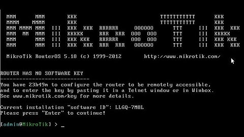 Install MikroTik OS on PC (MikroTik PC Router)
