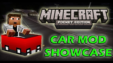 CARS IN MINECRAFT POCKET EDITION - Mod ShowCase [0.8.1]