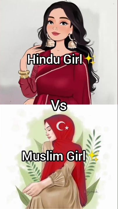 Hindu Girl 💕 vs Muslim Girl✨#shorts #shortvideo #trending