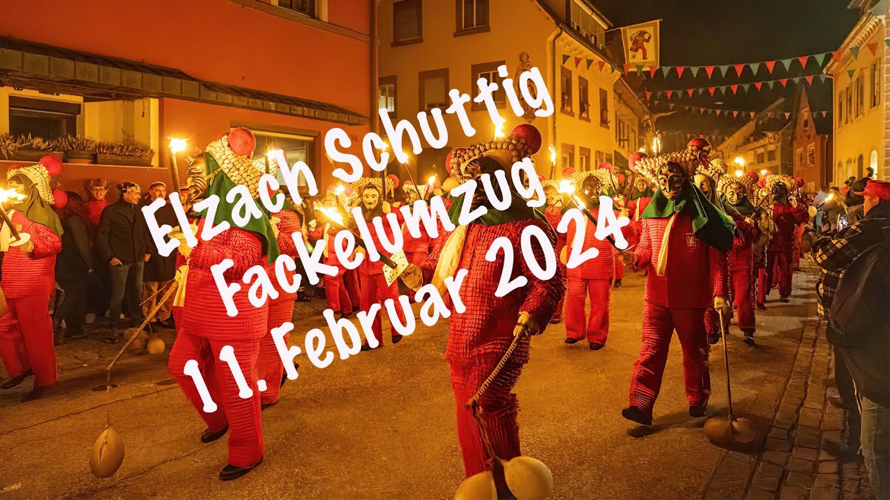 Elzach Schuttig Fackelumzug 2024