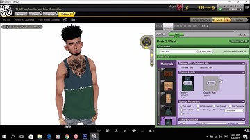 Imvu creating tutorial #11 How to create a shirt [Video3] (Photoshop)