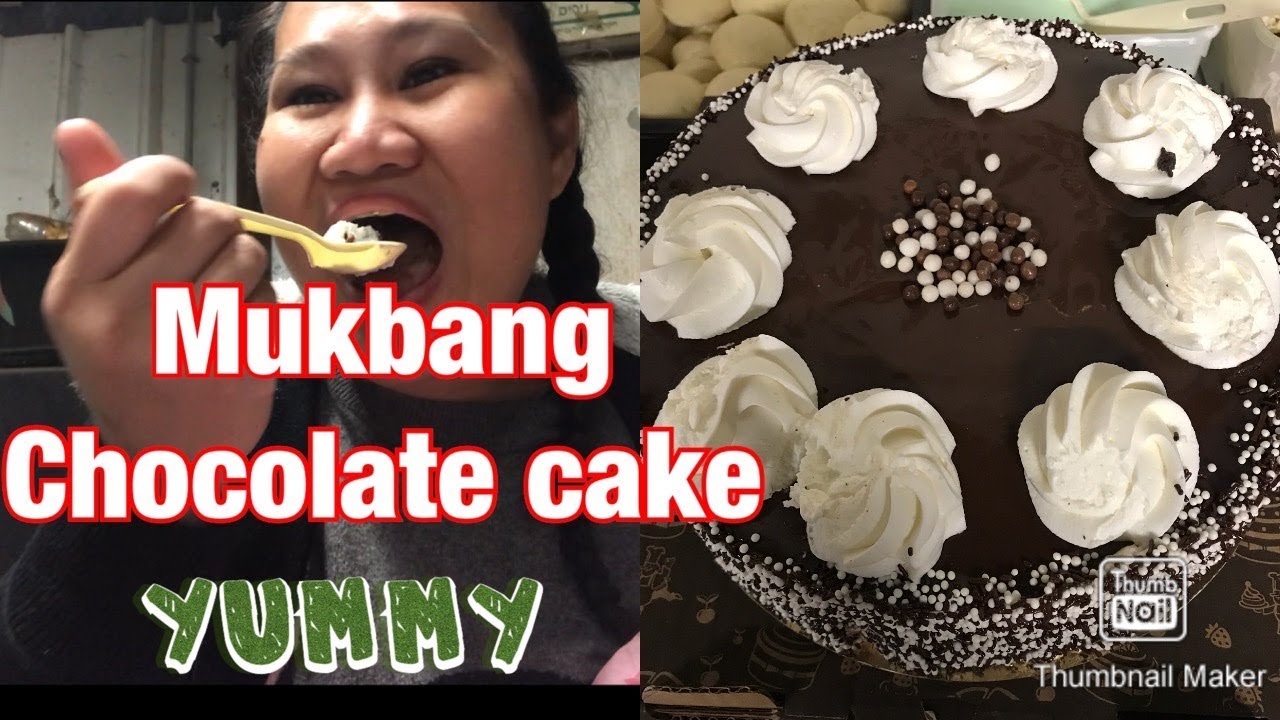 Asmr Mukbang Chocolate Cake Youtube