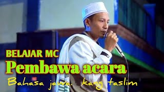 Pembawa Acara Mc Bahasa Jawa  Mudah