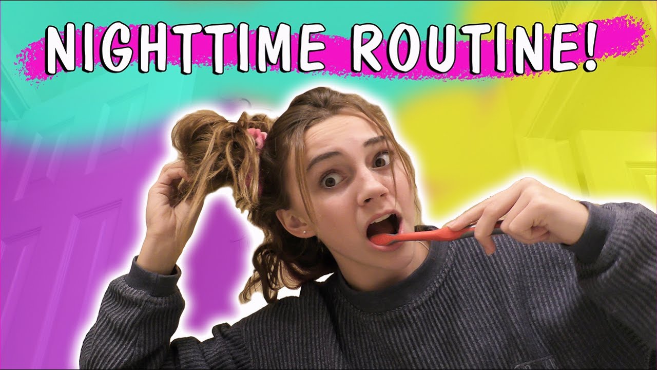 MY SCHOOL NIGHT ROUTINE | Kayla Davis - YouTube