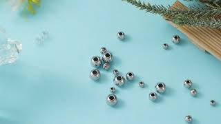 Stainless Steel Spacer Beads #pandahall #diy #beads #beading #beadedjewelry