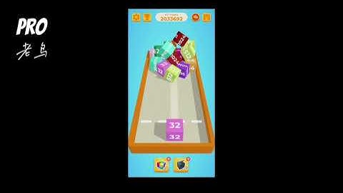 Chain cube 2048 noob vs pro vs hacker gameplay