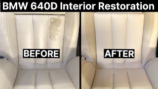 BMW 640D Leather Colour Restoration | leathercare.com