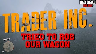 Red Dead Online: Trader Inc. Tried to Rob our Wagon | Pt. I @AimeePiB