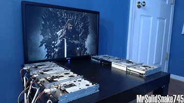 Game Of Thrones Theme on eight floppy drives