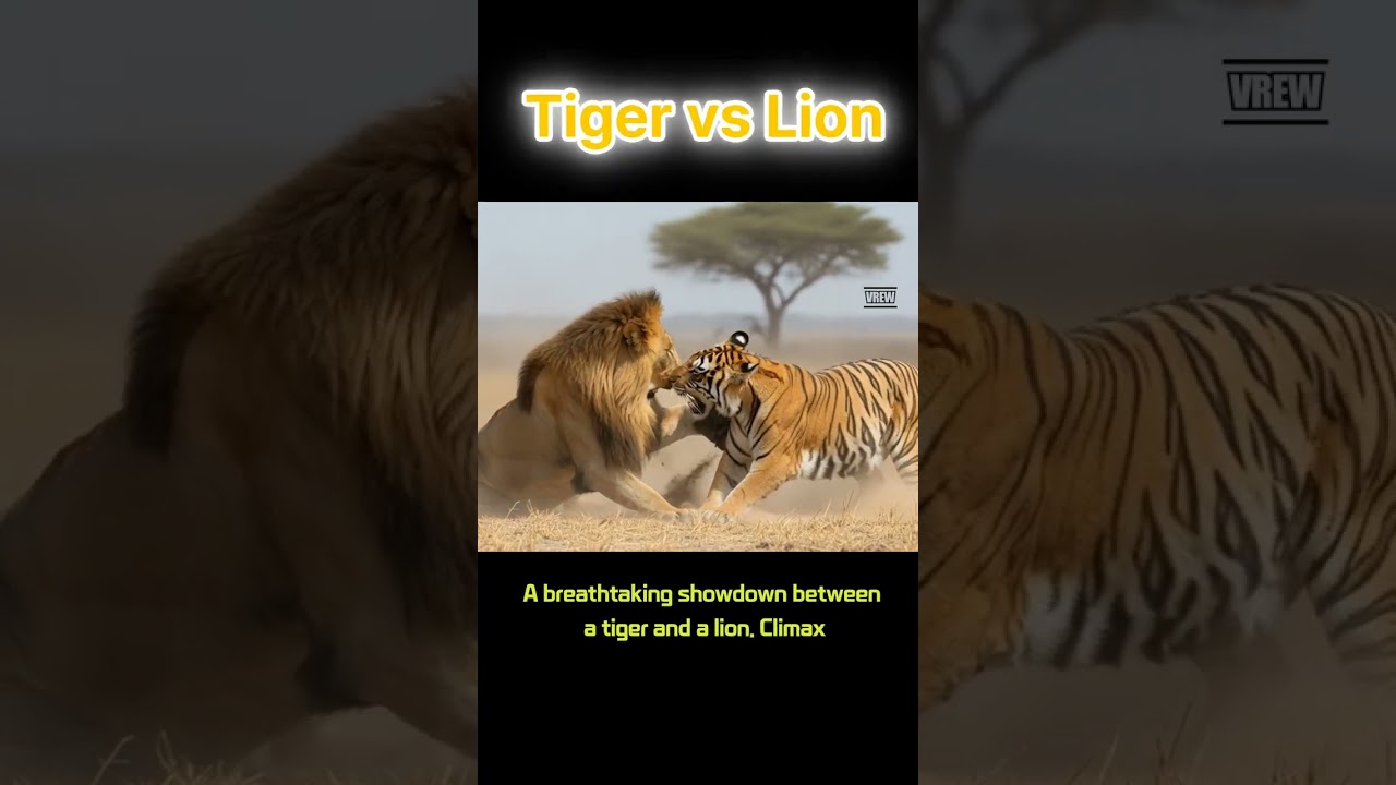 Tiger vs Lion