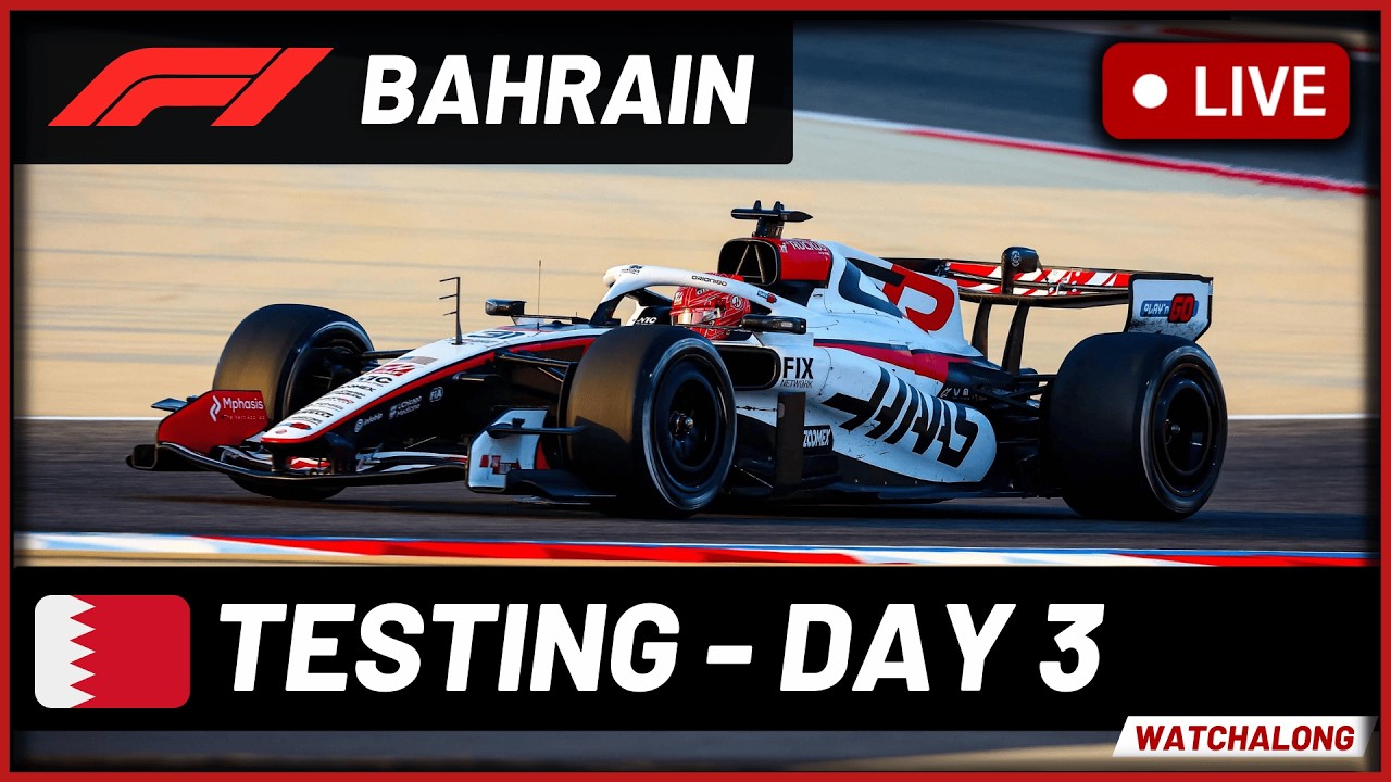 🔴F1 Testing LIVE - Bahrain 2026 - Live Timing (Day 3)