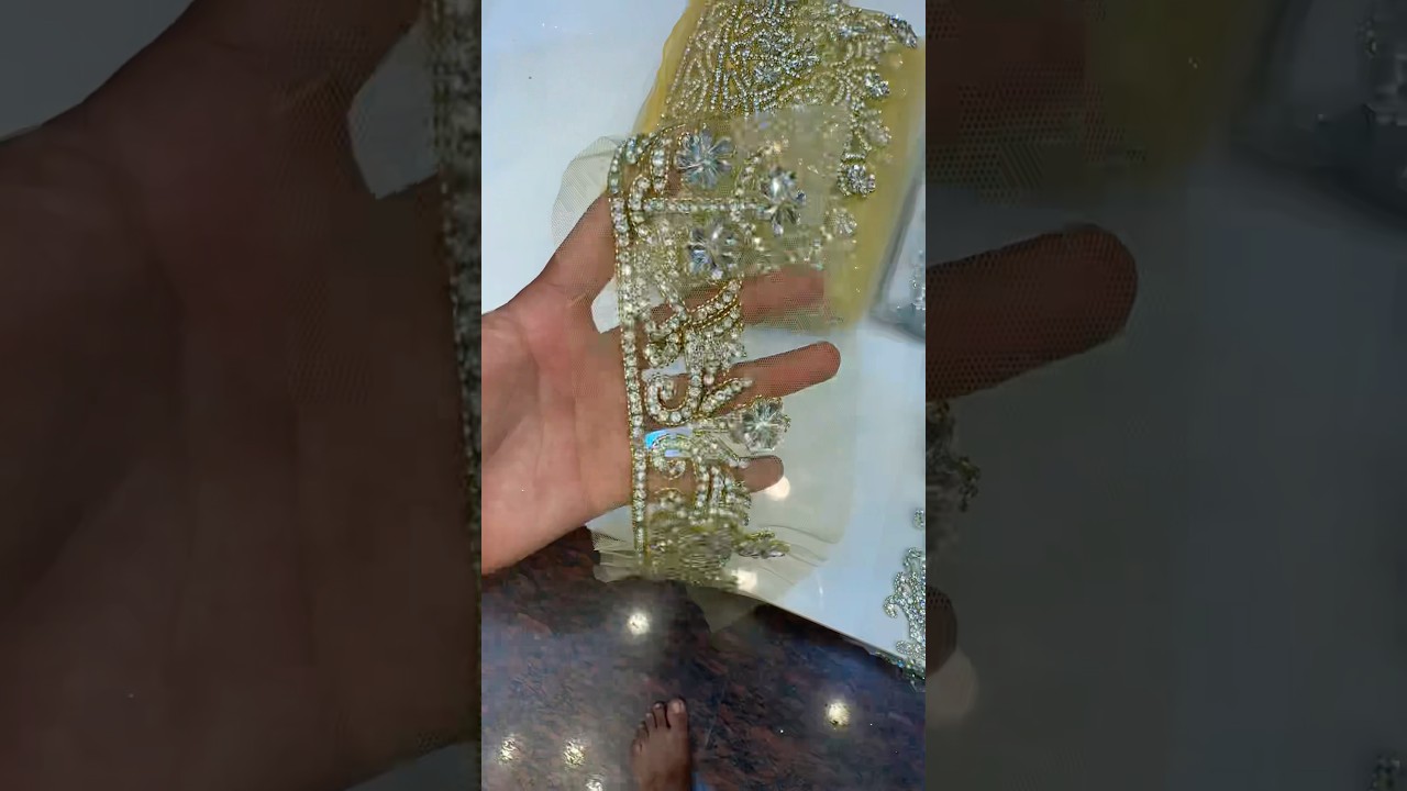 Full New Stone Work Lace for saree 🔥 Sowcarpet lace shop shree Siyala Boutique 