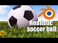 how to make a soccer ball in blender