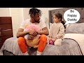 Daughters Comfort DAD After Having A Bad Day - Cutest Video Ever !