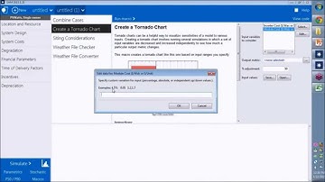 Parametric and Statistical Analysis in SAM 5: Create Tornado Graph