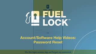 Fuel Lock™ Help Video: Account/Software - Password Reset screenshot 5