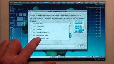 YASARA for Android Tablets