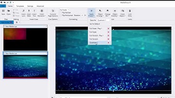 Setting Presets in MediaShout 6