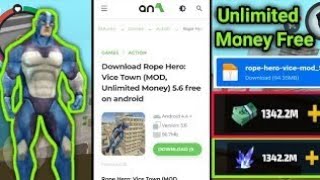 Rope Hero Vice Town Game Hack Apk Download screenshot 1