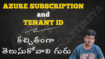 Azure Active Directory Tenant and Subscription explained in Telugu | Azure Realtime Training