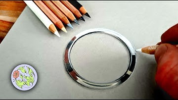 How to Draw Chrome Effect | realistic Reflections