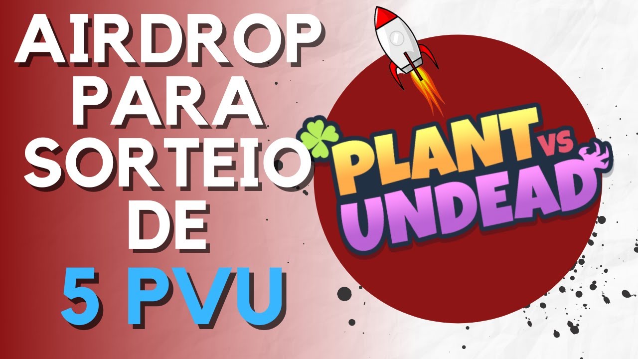AIRDROP PARA SORTEIO DE 5 PVU GRÁTIS NA COINMARKETCAP - COMO JOGAR PLANT VS UNDEAD GRÁTIS