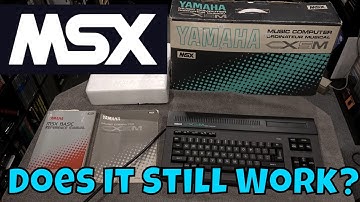 My MSX Computer...Does it Still Work?