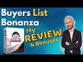 Buyers List Bonanza Review &amp; Bonuses | Multiple Passive Income Streams
