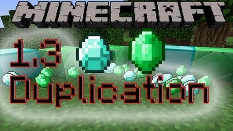 Minecraft 1.3.2 Duplication Glitch INFINITE DIAMONDS
