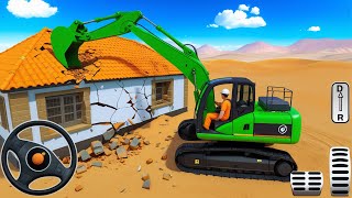 Bridge Road Building JCB Works 3D - Excavator Truck Construction Simulator - Android GamePlay screenshot 4