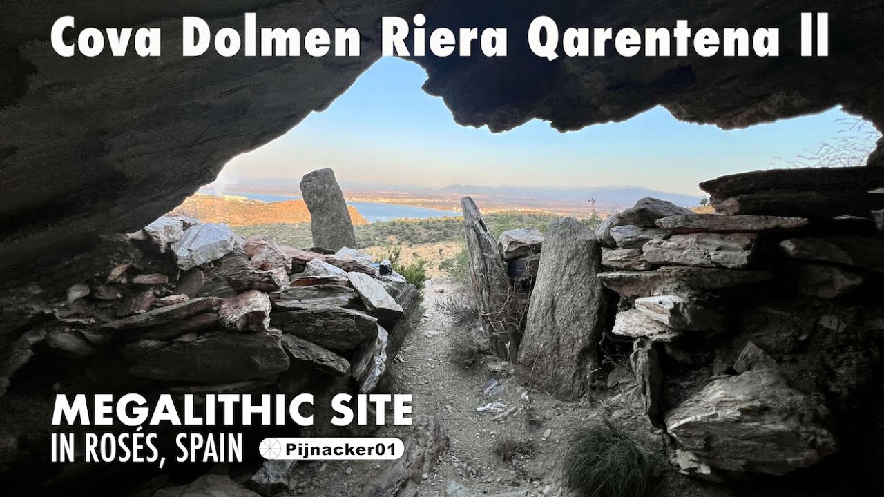 Megalithic burial site in Spain - Cova Dolmen Riera Qarentena ll