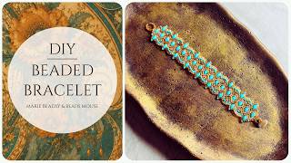 DIY Elegant Beaded Bracelet with GemDuo Beads | Marie Beadsy x Beads Mouse