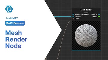 InstaMAT Swift Session: Generate Renders Right in the Canvas with the Mesh Render Node