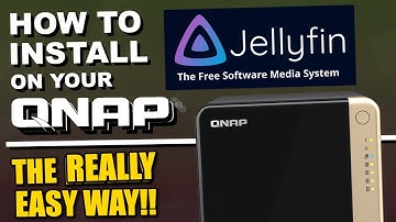 QNAP NAS Jellyfin Installation - THE EASY WAY TO DO IT