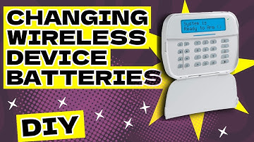 How to change wireless device batteries for your security system!