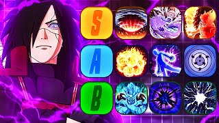 Naruto To Boruto Shinobi Striker Ranged Jutsu Tier List