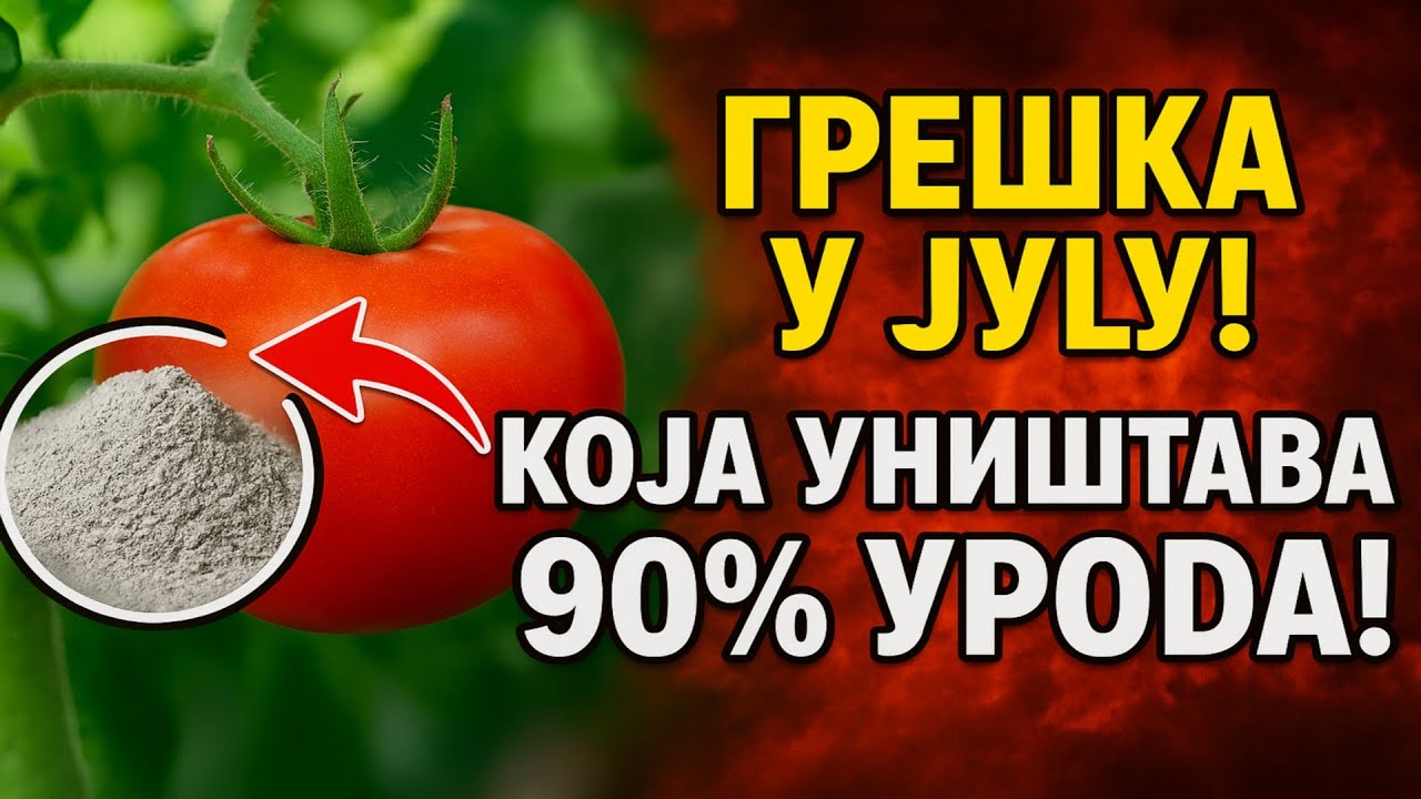 Грешка у јулу која уништава 90% урода! 😱 Чиме ПРАВИЛНО прихранити 7 најважнијих поврћа.