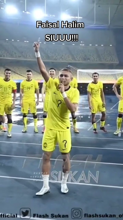 Faisal halim Ronaldo Malaysia melakukan selebrasinya Ronaldo SIU.  #shorts #malaysia