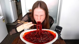 Korean 10x Spicy Nuclear Fire Noodle Challenge