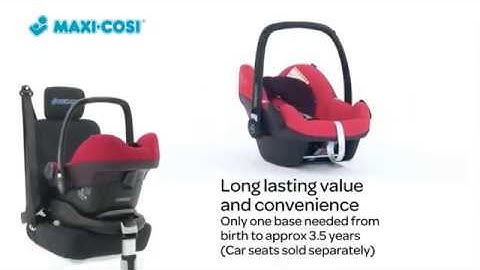 Maxi-Cosi l FamilyFix ISOFIX base l How to install