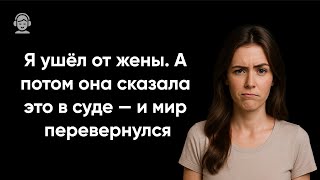 видео: Я ушёл от жены. А потом она сказала это в суде — и мир перевернулся картинка: Я ушёл от жены. А потом она сказала это в суде — и мир перевернулся