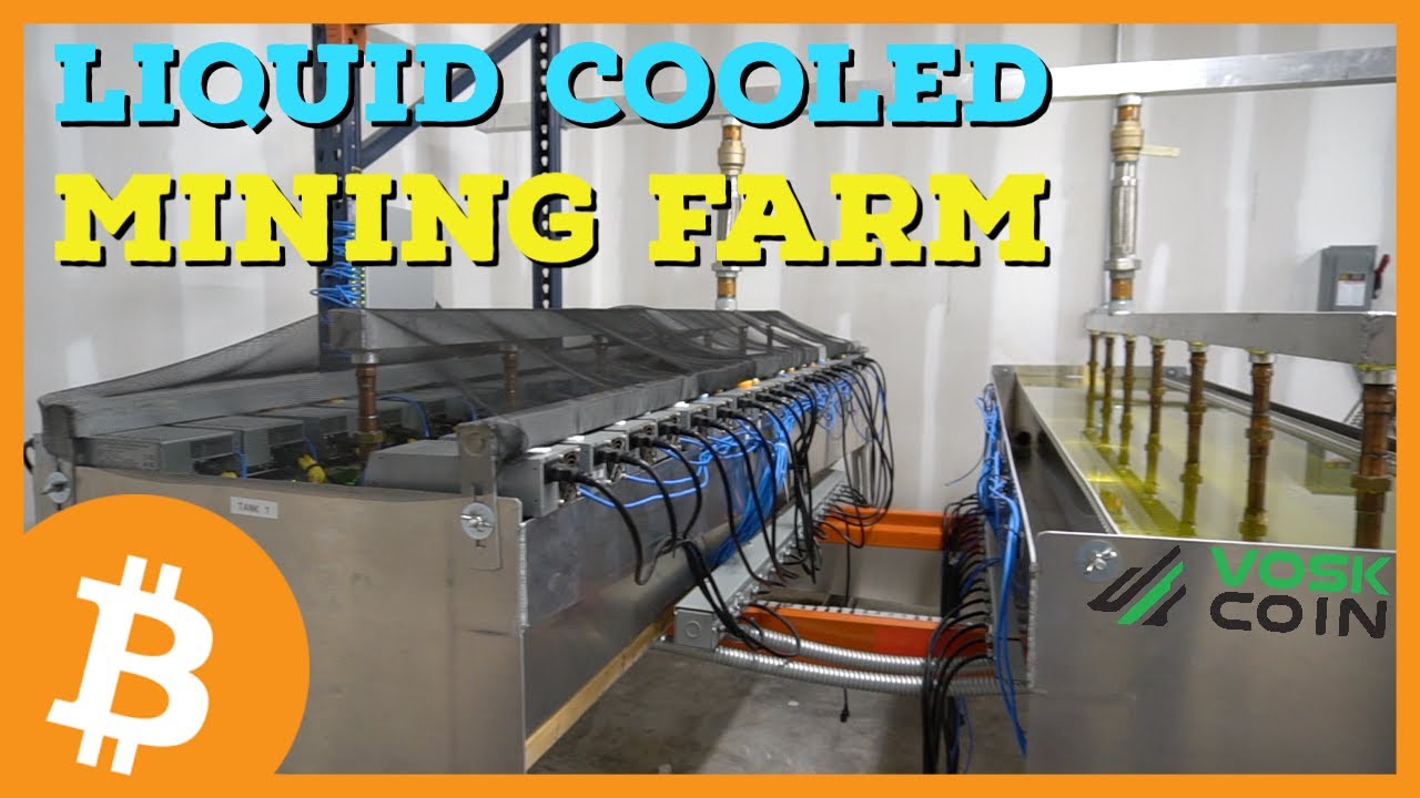 Liquid Cooled Bitcoin Mining Farm Tour | Immersion Cooling